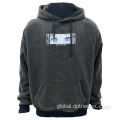 Mens Vintage Pullover Hoodies OEM Print Washed Retro Casual Hoodies With String Manufactory